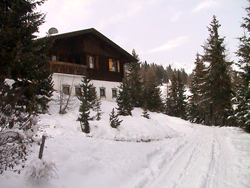 Moritzhütte im Winter